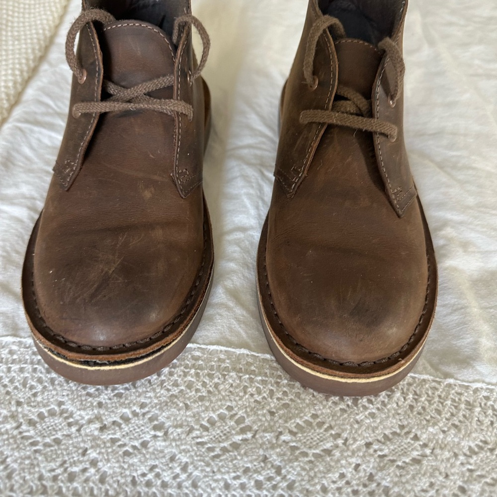 Clarks Dark Brown Chukka Boots